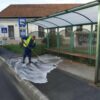 Fokozott tisztítás Miskolc közterein és buszmegállóiban